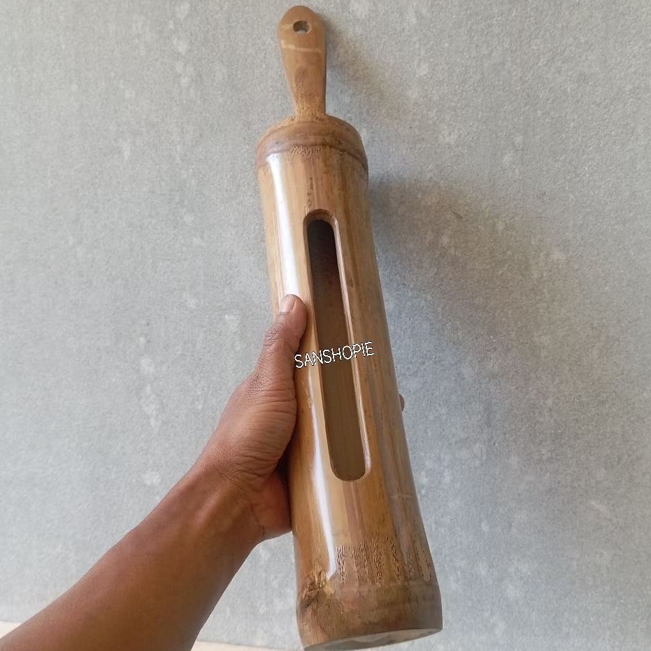 Kentongan bambu mini untuk jualan keliling