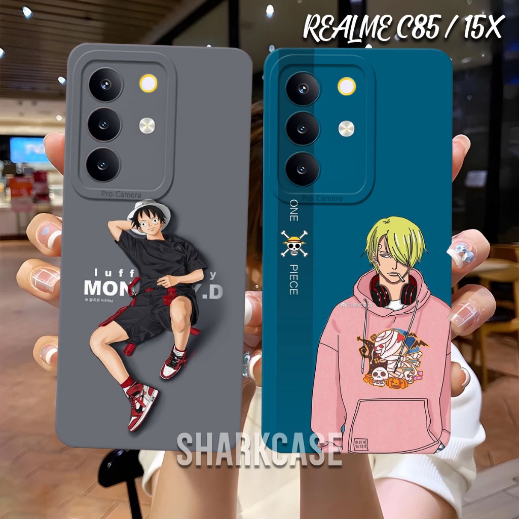 Softcase REALME C85 4G / 5G - REALME 15X Motif Anime One Piece Gear Luffy Terbaru Kekinian - Softcas
