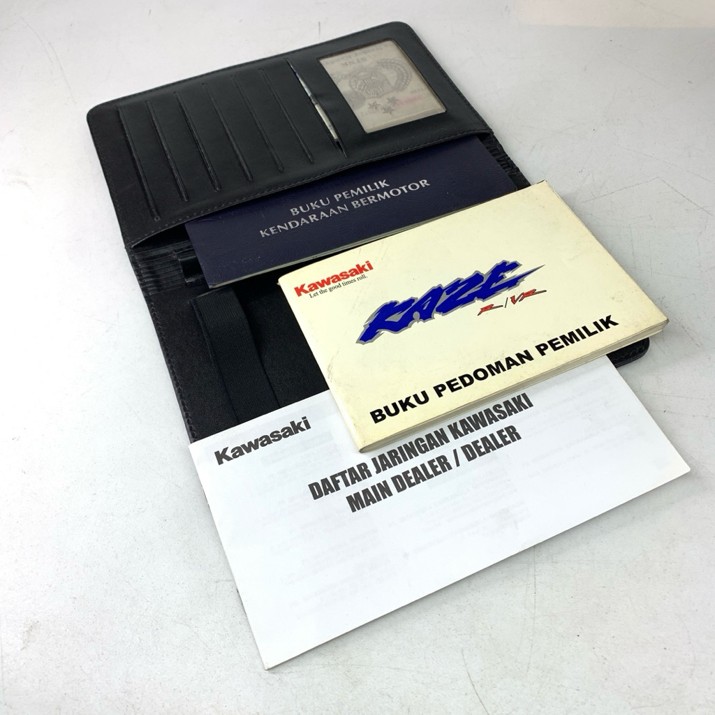 Dompet map dokumen Kawasaki ninja kaze edge athlete klx 20cm x 14cm Hitam Original Lostpack SL [CBI3