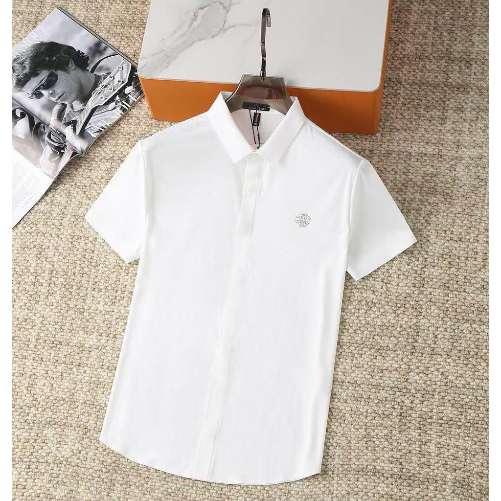 Kemeja pria fashion casual branded putih # ARC-01B