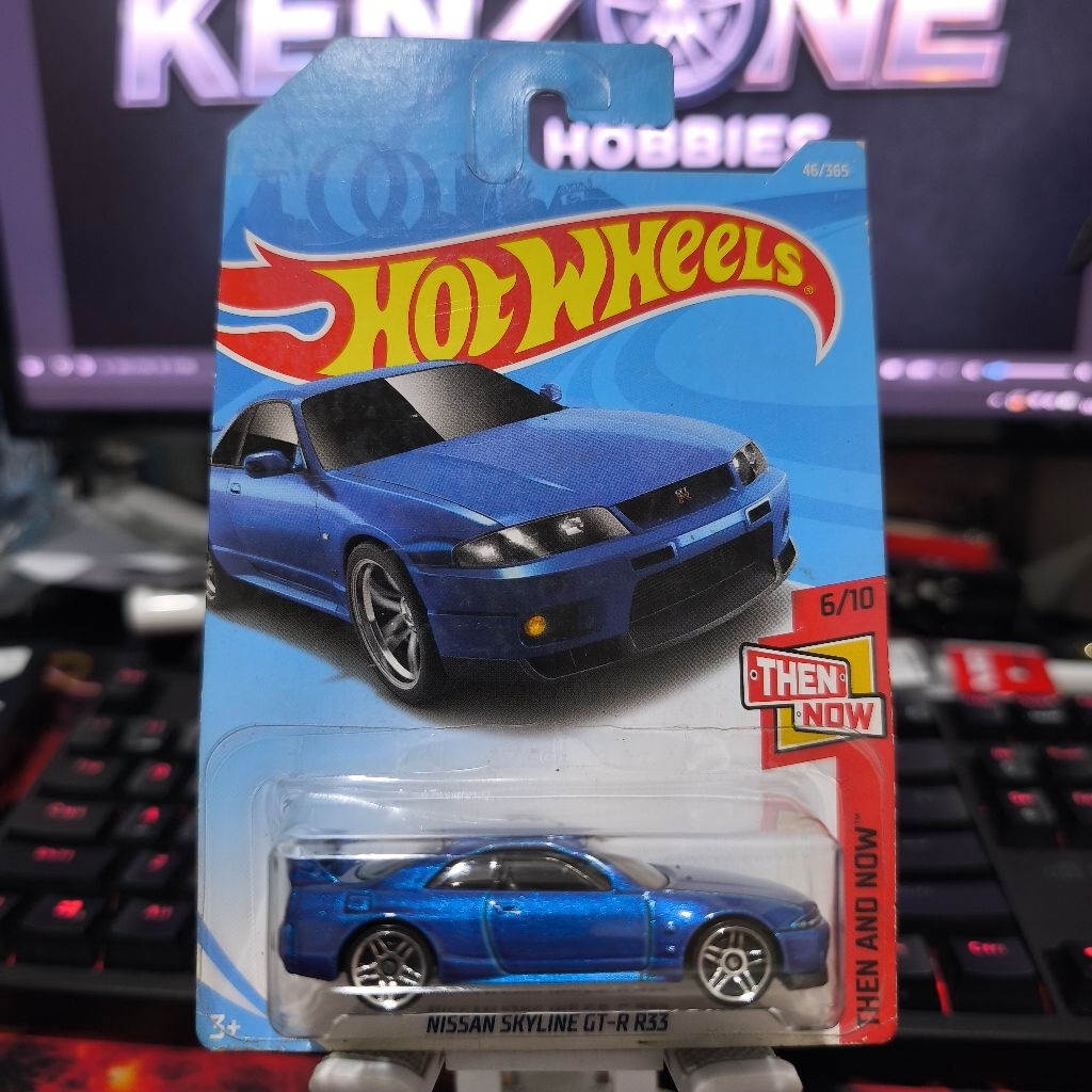 Hot Wheels Nissan Skyline GTR R33 Biru