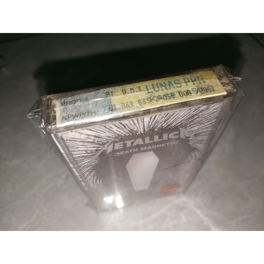 kaset Metallica album death magnetic (segel)