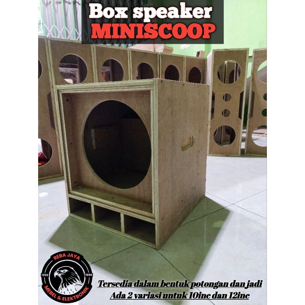 Box speaker miniscoop