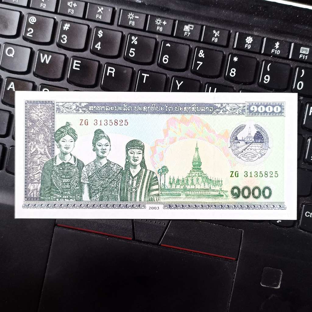 Uang Kuno Laos 1000