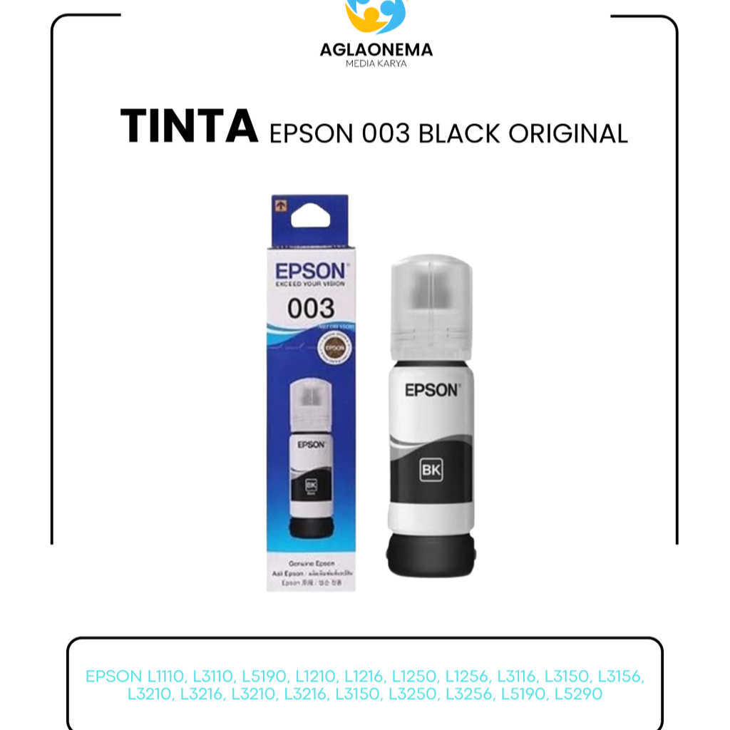 Tinta Epson 003 Black Original
