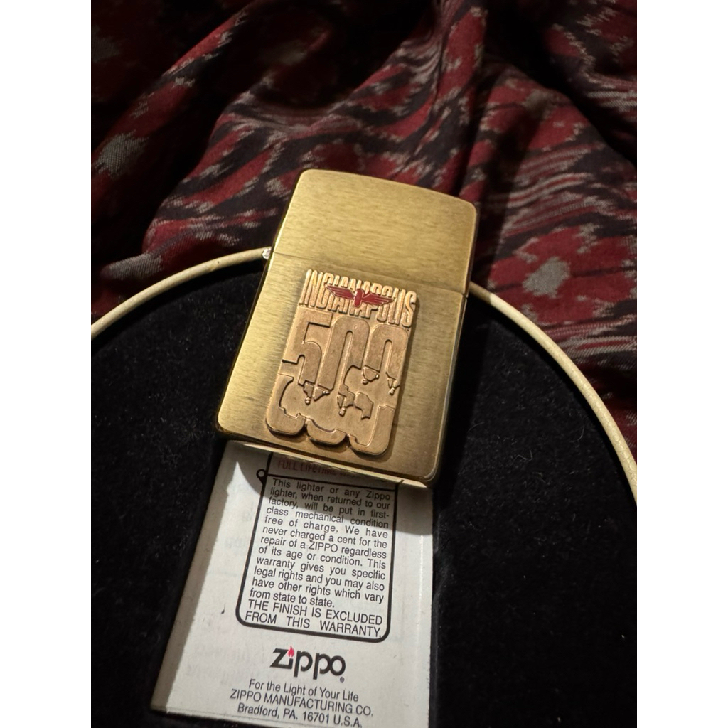 Zippo Indianapolis 500 NOS Rare Original Autentic Zippo