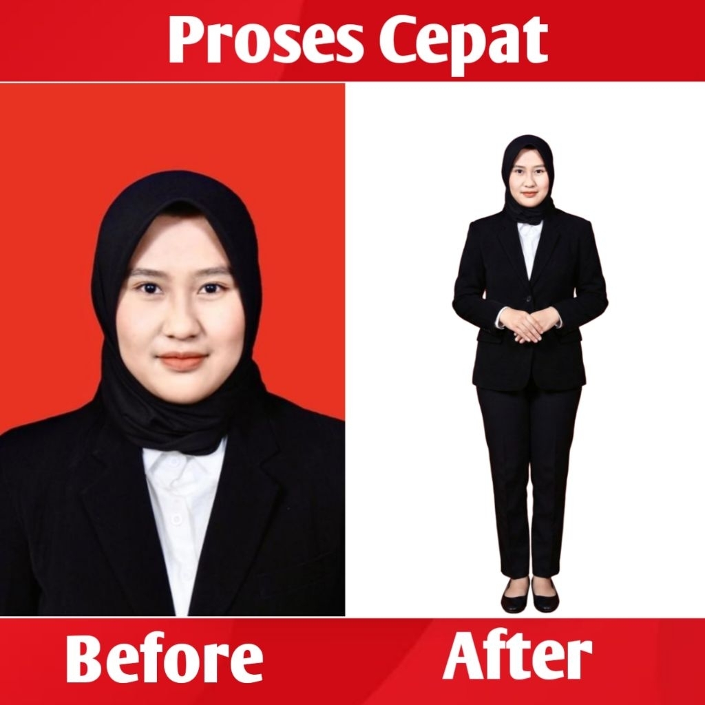 EDIT FOTO FORMAL/EDIT FULL BODY TERCEPAT