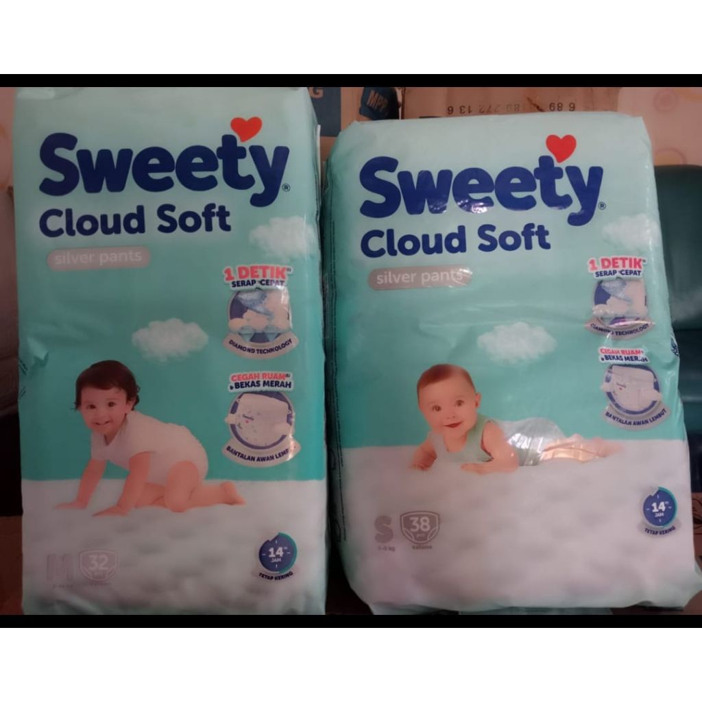 Popok Celana sweety ukuran S 38