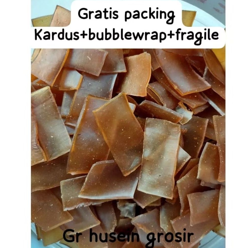 kerupuk-kerupuk Gendar kulit Coklat  Ecer 500 gr-1kg/kerupuk kulit gendar/kerupuk gendar mentah