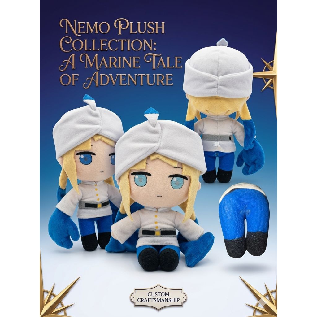 (Preloved) Senchou Nemo FGO Plush Ex Display Kolpri Local Made 20cm