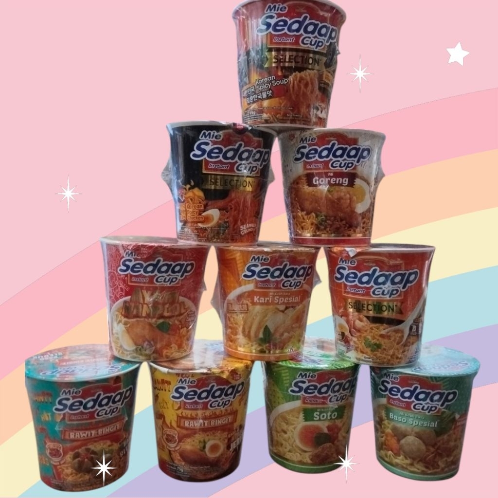 MIE SEDAP INSTAN  CUP/ SEDAP MIE INSTAN  CUP