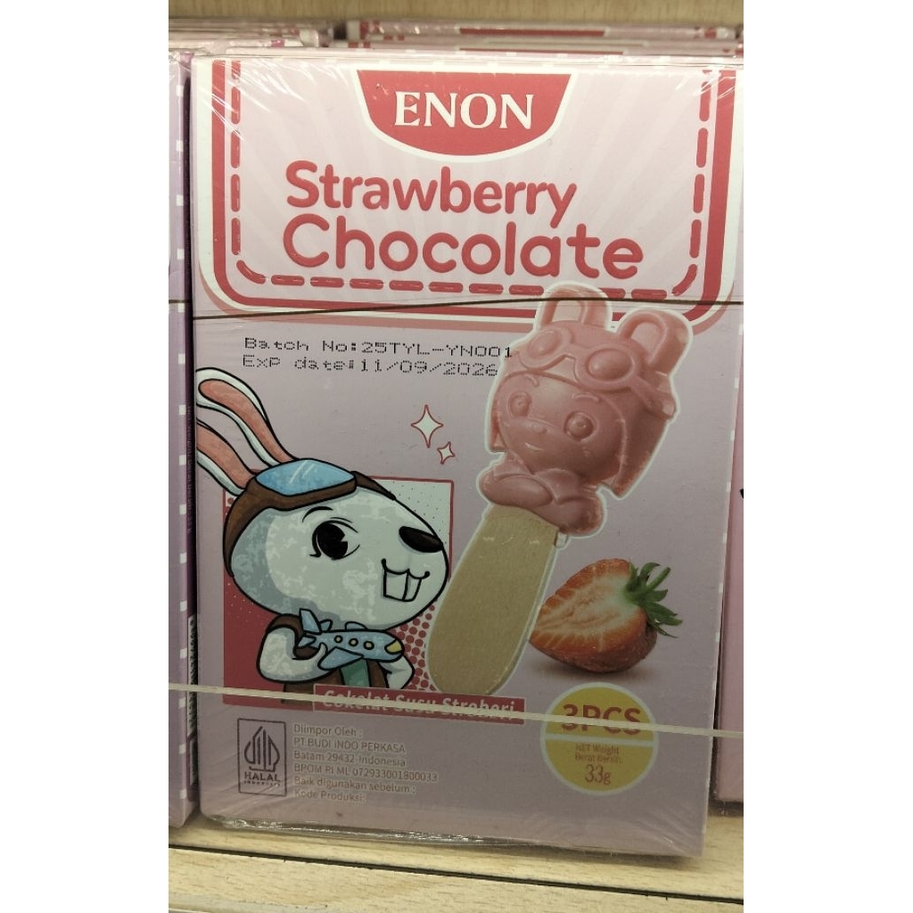 enon strawberry chocolate 33gram/pcs