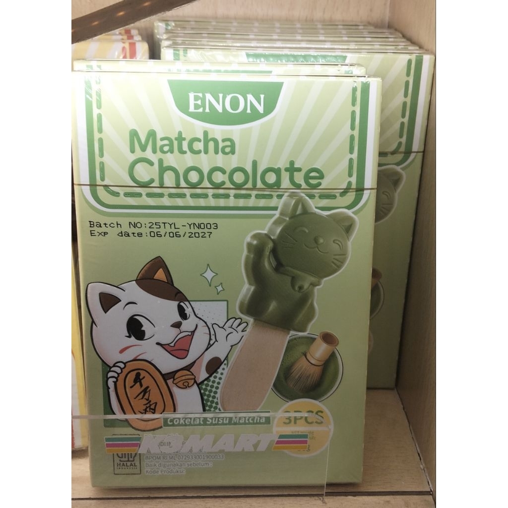 enon matcha chocolate 33gr/pcs