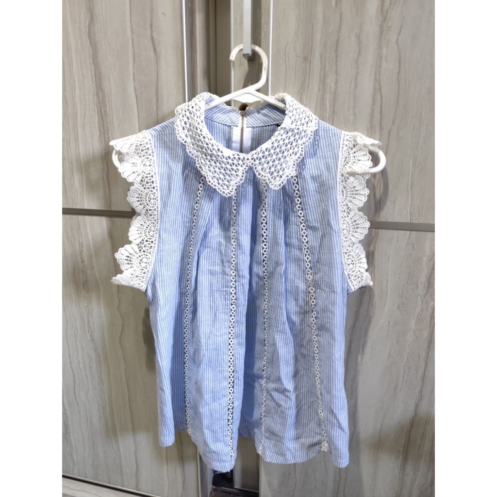 VEST INNER LACE TOP SALUR ATASAN KOREA WANITA KUTUNG RENDA