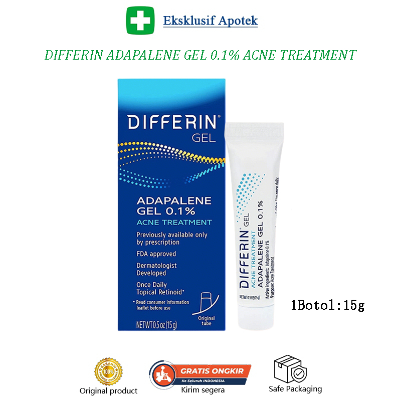 Differin Acne Treatment Gel/Differin Adapalene Gel 0.1% Acne Treatment 15g