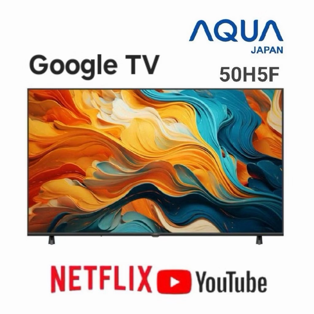 Google TV 50 inch AQUA 50H5F DIGITAL TV ANDROID 50" AQUA H5F 50 inch Smart TV 50
