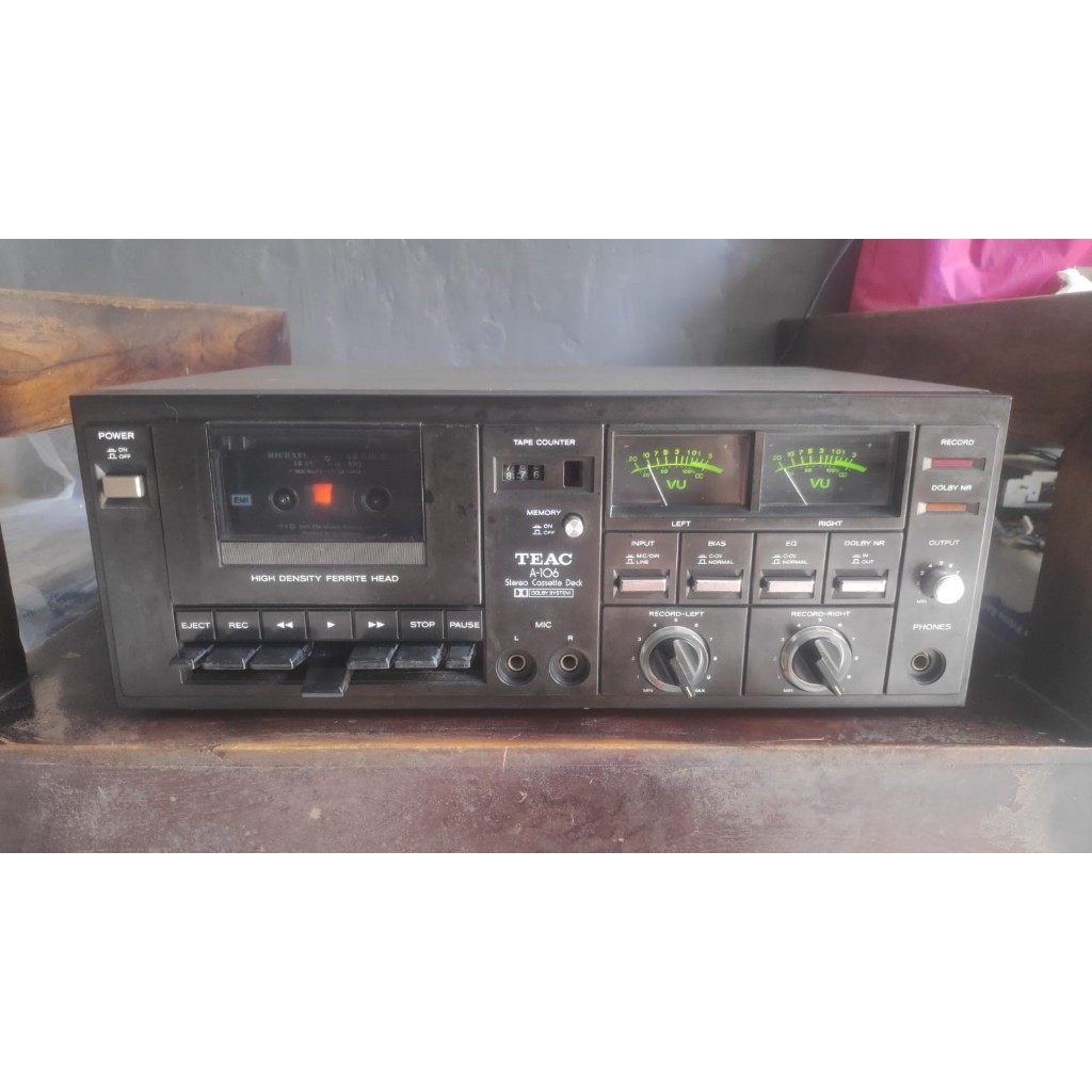 DIJUAL TAPE DECK LEGEND TEAC A-106 JAPAN - VINTAGE