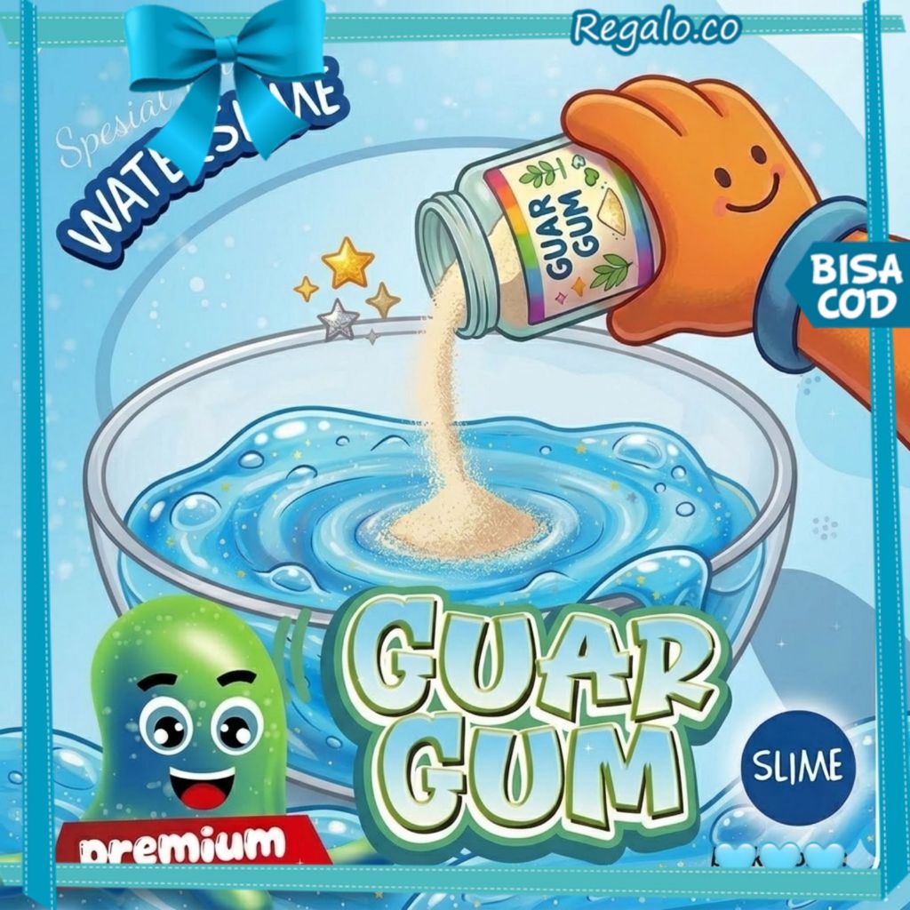 Guar Gum PREMIUM - Bubuk Guar Gum Water Slime