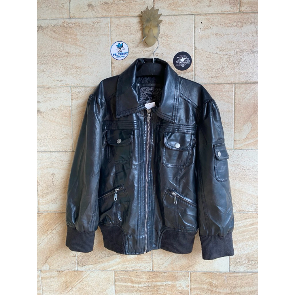 JACKET KULIT Beverly Hills polo club Remaja