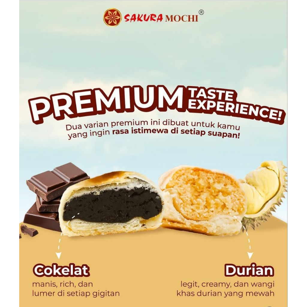 BAKPIA SAKURA by SAKURA MOCHI isi 12 pcs makanan /oleh-oleh khas Jogja