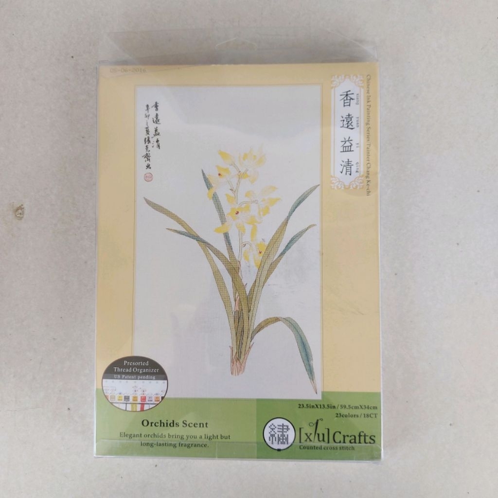 Cross Stitch Paket Kristik Xiu Crafts Orchids