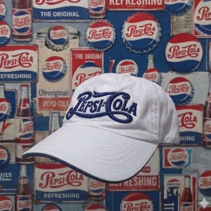 Vintage Pepsi Cola Cap Hat