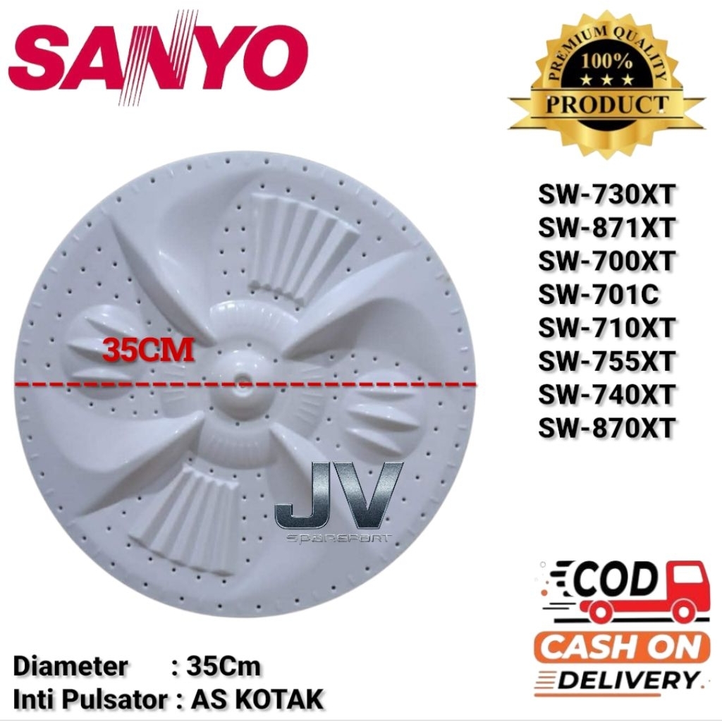 Pulsator Sanyo AQua SW 870XT SW755XT SW 740XT SW730XT QW880XT