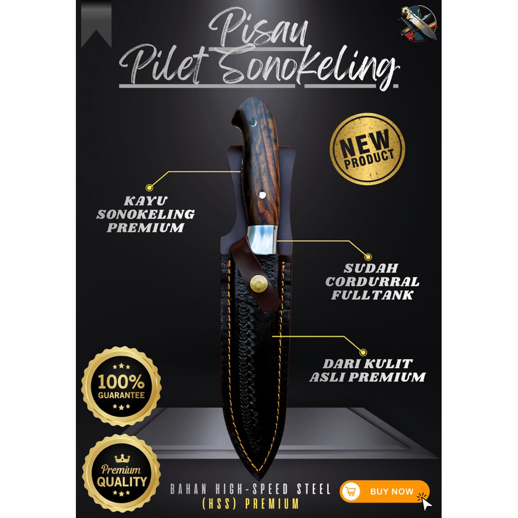 [BILAH_PISAU] PISAU PILET SONOKELING PISAU BAJA HSS PREMIUM SUPER TAJAM Bahan Baja HSS Asli Original