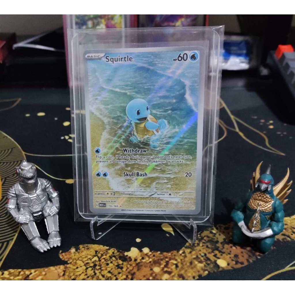 Squirtle 170/165 - Scarlet & Violet 151 - Illustration Rare - English Pokemon Card TCG