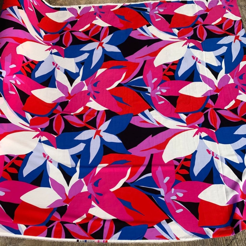 kain crinkle yoryu - kain crinkle yoryu premium - kain yoryu motif - kain motif premium