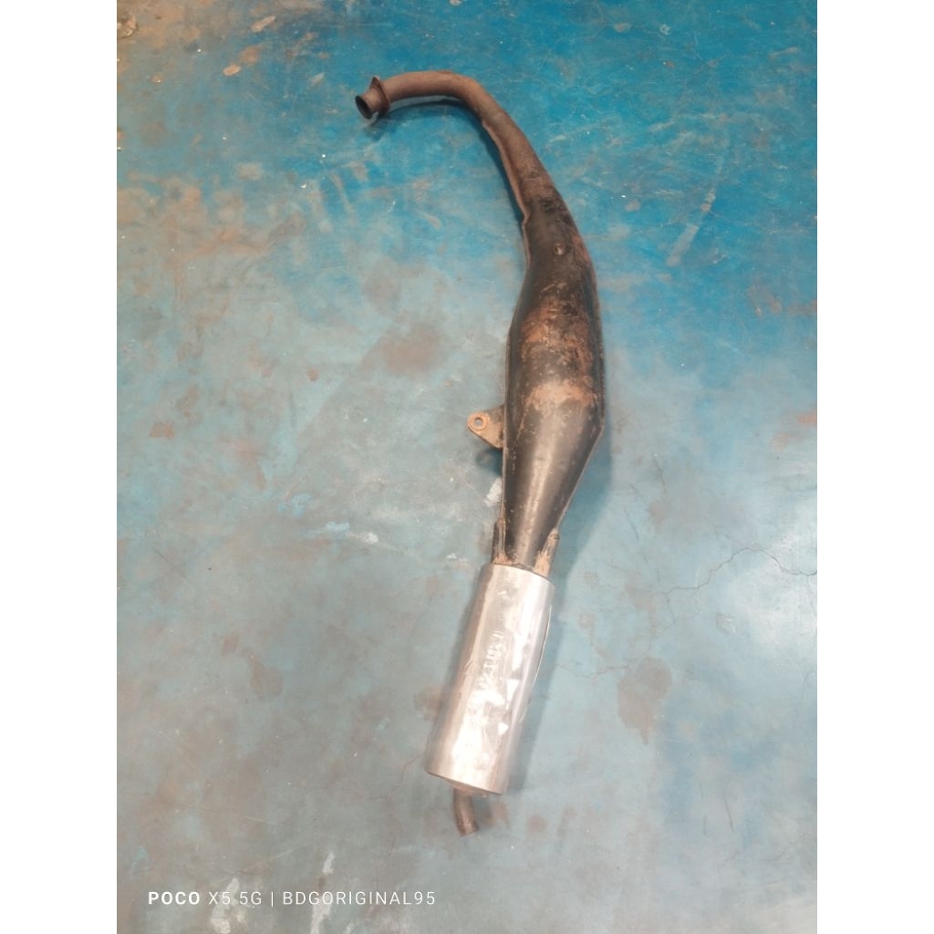 knalpot satria hiu original copotan