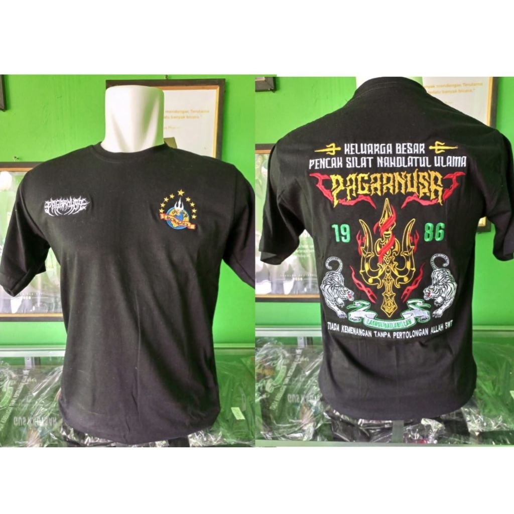 kaos pagar Nusa bordir trisula