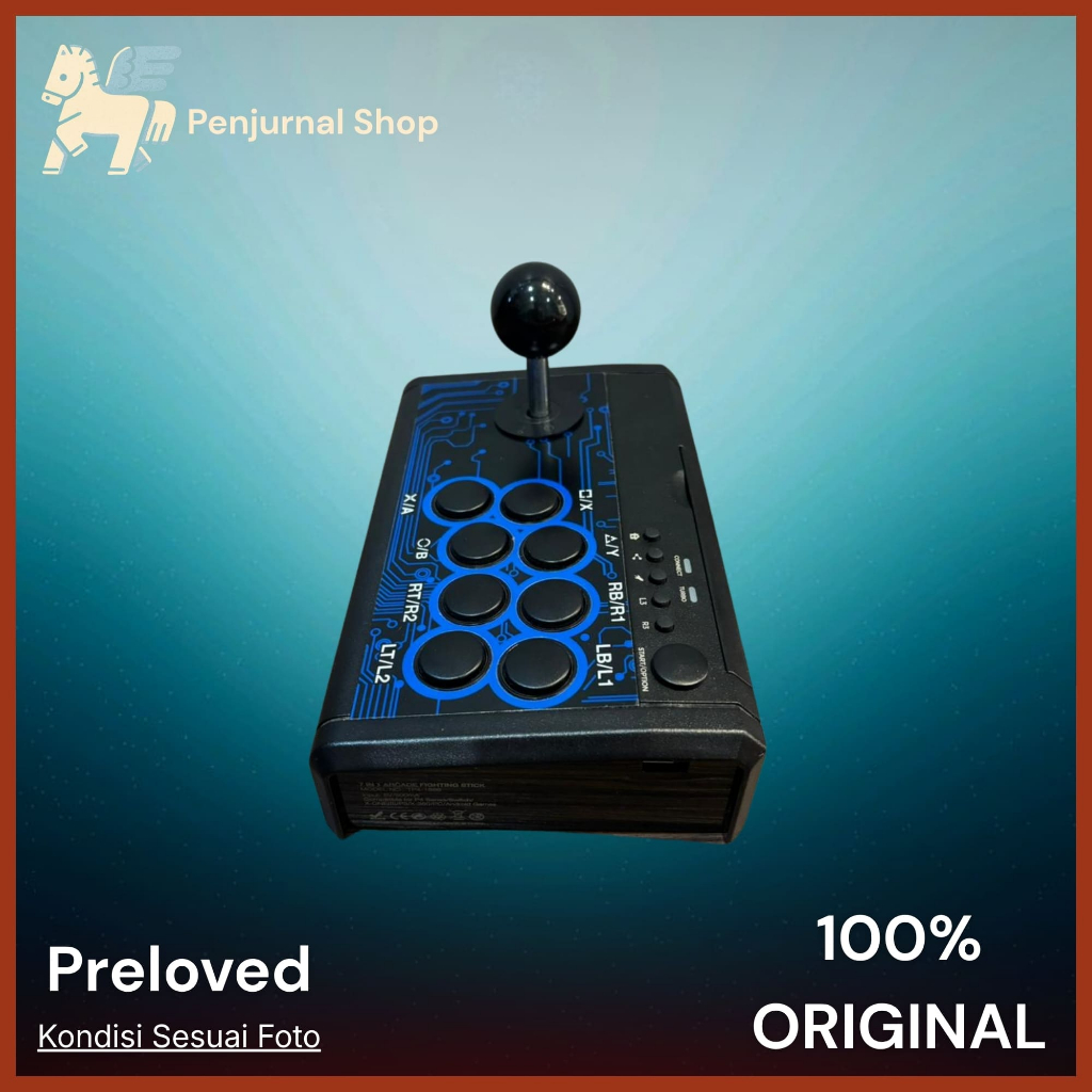 DOBE 7-in-1 Arcade Fighting Stick – Multi-Platform (PS4/PS3/Xbox/Switch/PC) | Original