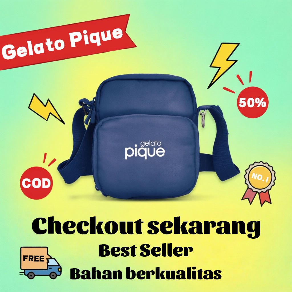 Gelato Pique Official Store /Sling Bag Anti Potong Gelato Pique: Material Tangguh, Jaminan Keamanan 
