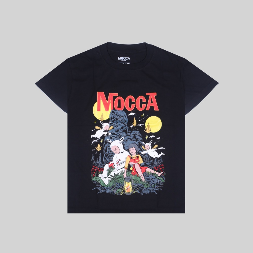 Tshirt MOCCA - WHEN THE MOONLIGHT SHINES | Kaos Band Pria Reguler Original Merchandise