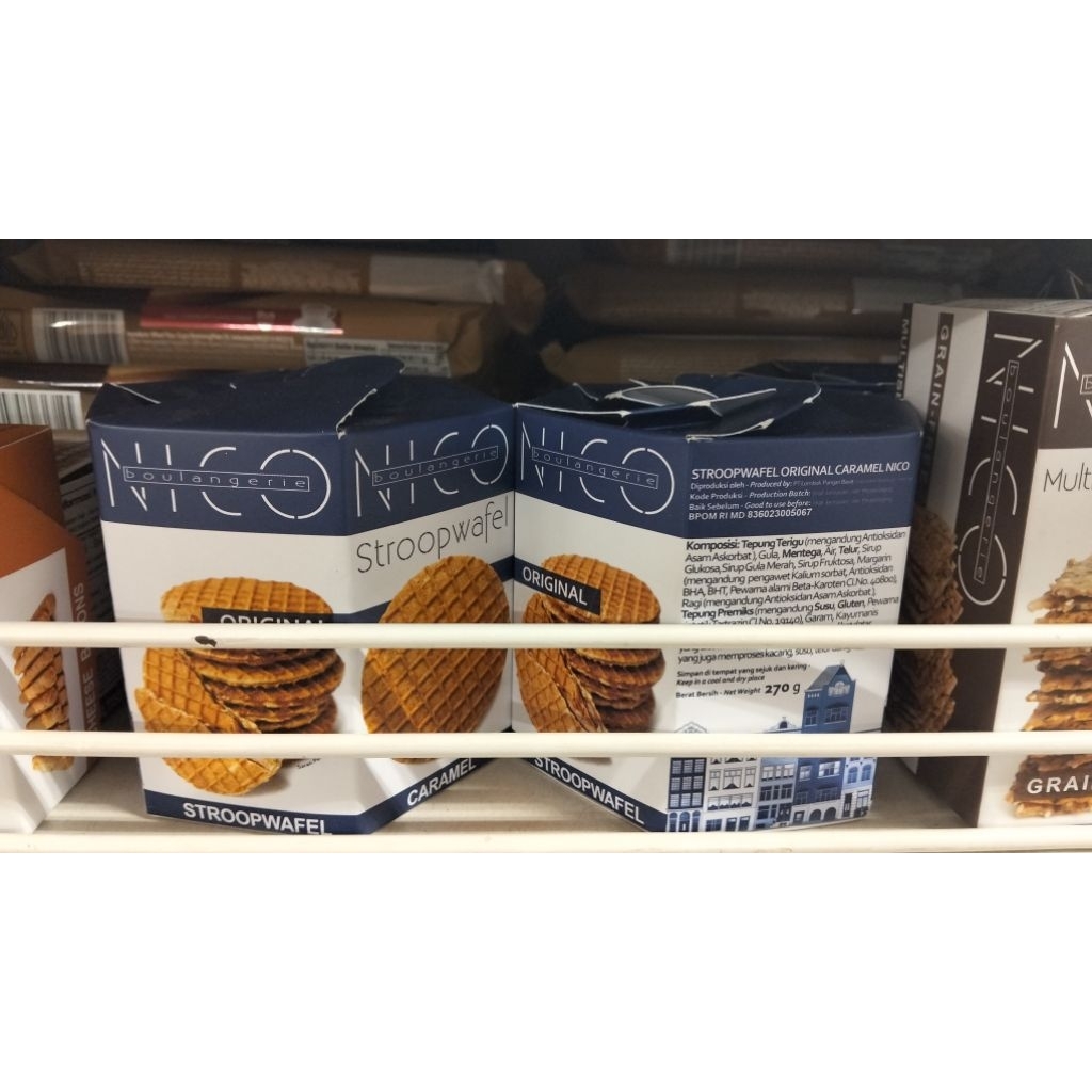 Nico boulangerie stoopwafel caramel 270 grm