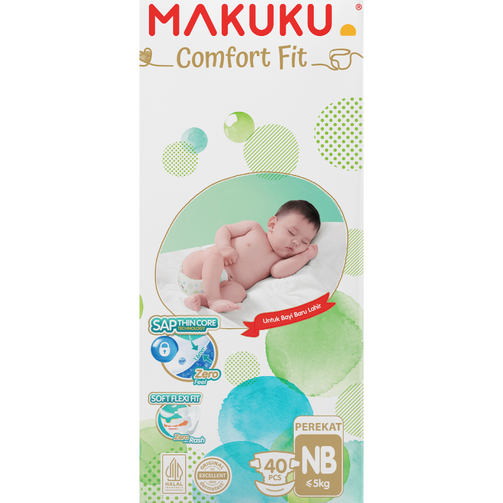 Makuku Air Diapers Comfort Fit New Born - S