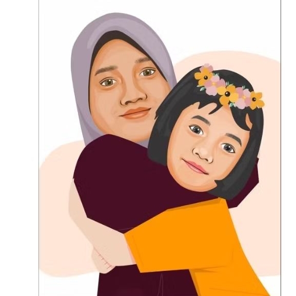 [SOFT FILE] Karikatur wajah | Gambar Vektor Wajah | Kado Karikatur