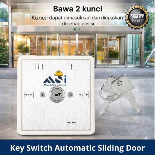 Function Switch Automatic Sliding Door Key Switch Sliding Door Kunci Pintu Mesin Sliding Door