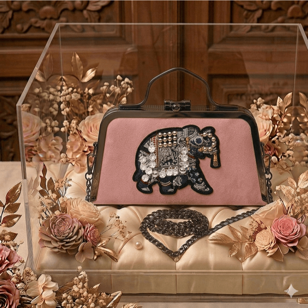 Tas Hantaran Pernikahan Premium Seserahan Wanita Elegan Ori Merah Cabe + Merah Muda 2in1 (BELI 1 DAP