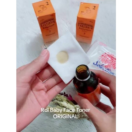 (bisa cod) toner rdl babyface asli no.3 & no.2