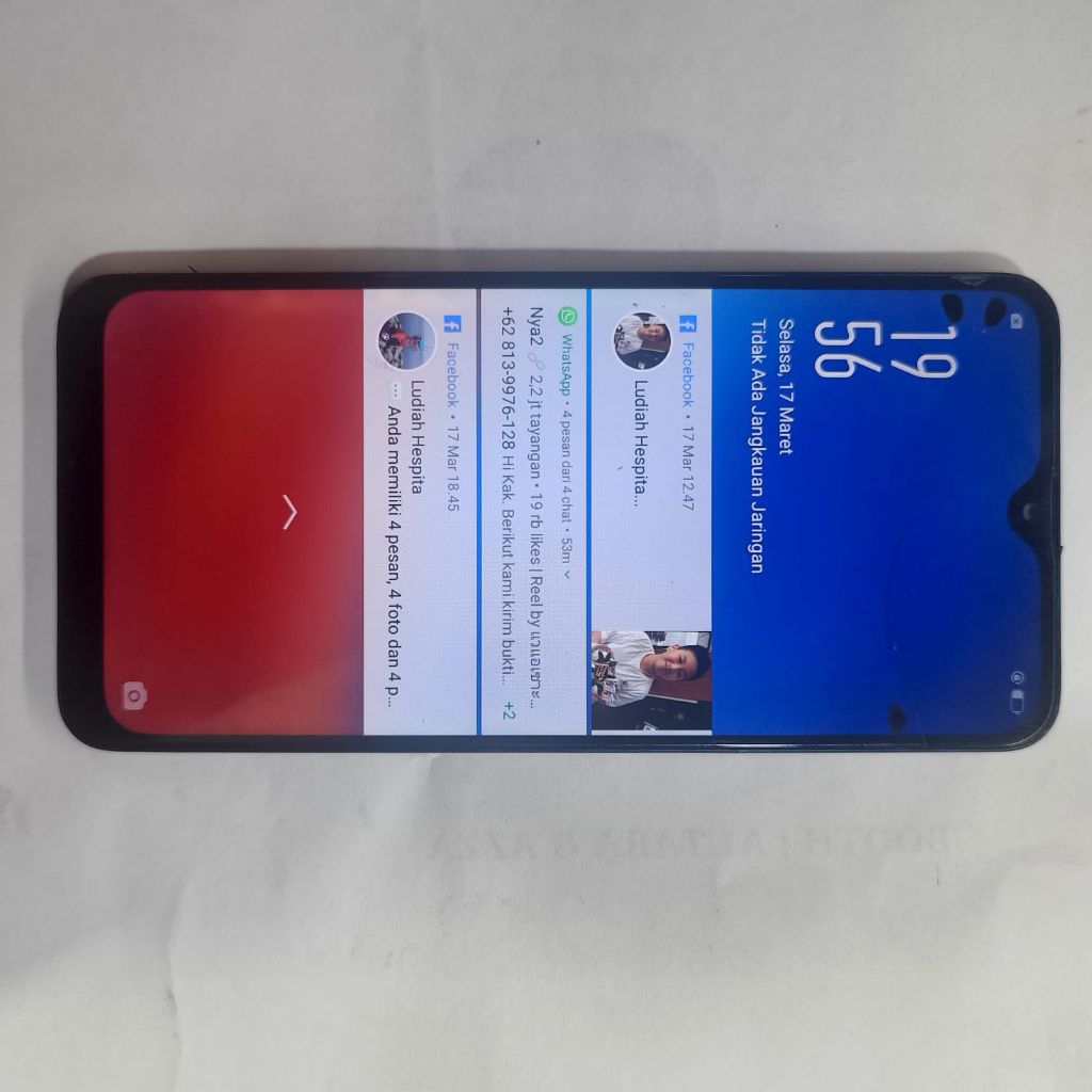 Lcd + Touchscreen Oppo A5S / A7 / Realme 3 / A11K / A12 / A12S Original Copotan Minus Baca Deskripsi