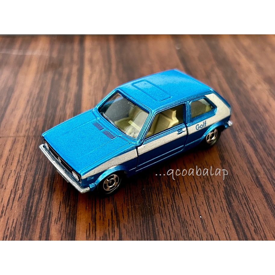 Tomica Japan Volkswagen Golf Blue Strip Silver Golf