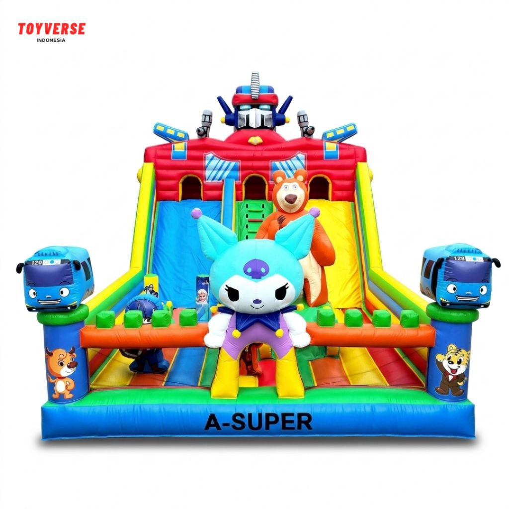 Istana Balon 6x8 – Wahana Playground Anak Outdoor & Indoor | Toyverse Indonesia
