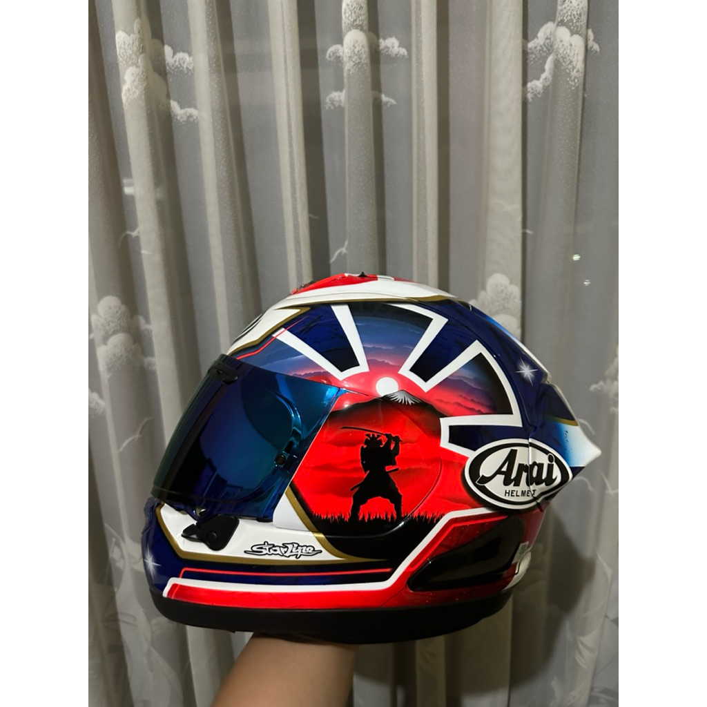 Arai RX7X Pedrosa Spirit Blue