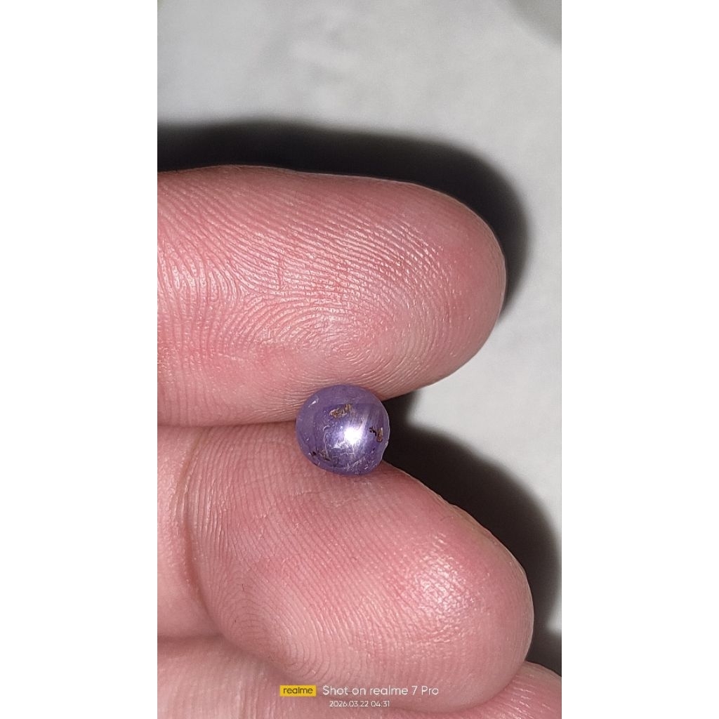 Natural purple star sapphire srilangka 1.00cts