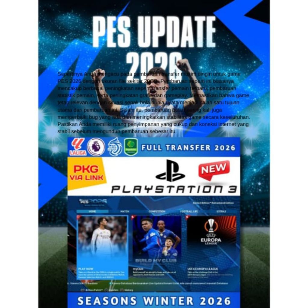 PES Winter 2026 (Gembox, Bitbox, atau  Patch)