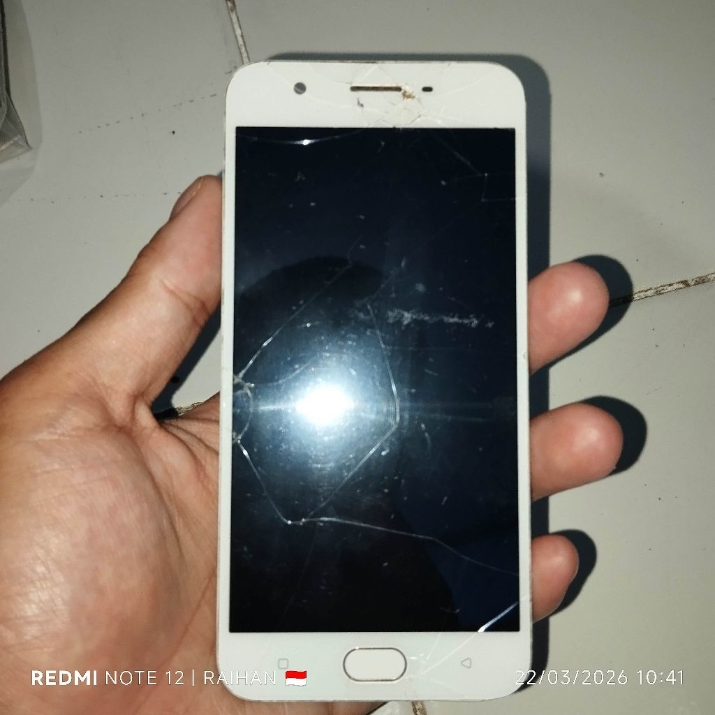 LCD & Touchscreen & Frame Oppo A57 [Minus Retak]
