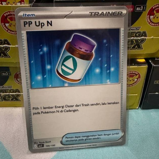 PP UP N TCG Pokemon card bahasa indonesia