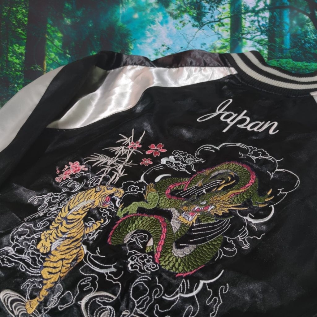 SUKAJAN RYU DRAGON TORA TIGER VINTAGE YAKUZA RARE ITEM